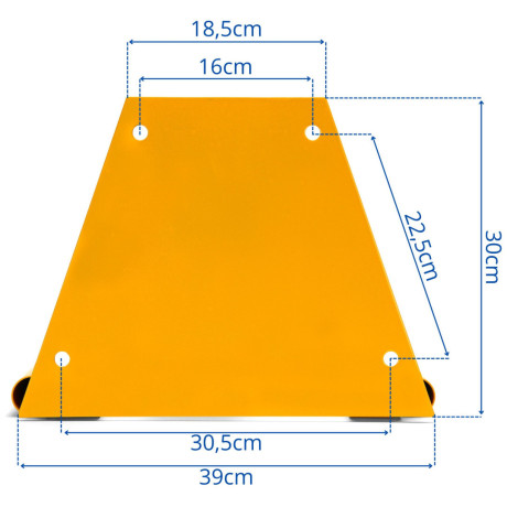 Sklapajući parkirni blokator.