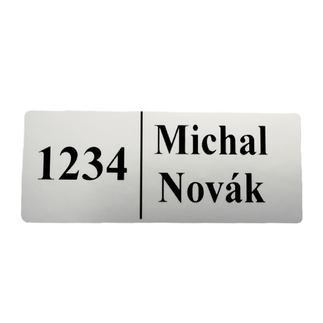 D3642 srebrna poštanska sandučić