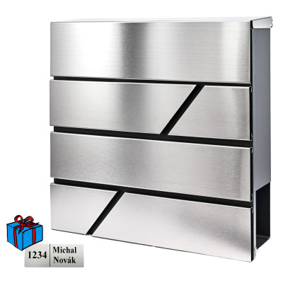 D3641 poštanski sandučić od nehrđajućeg čelika / antracit