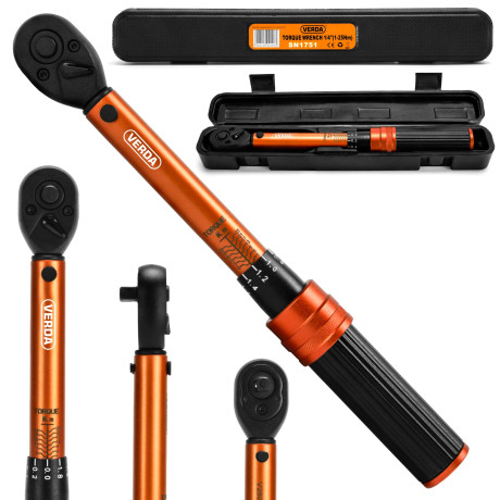 D1751 moment ključ s blokadom 1/4" 1-25 Nm