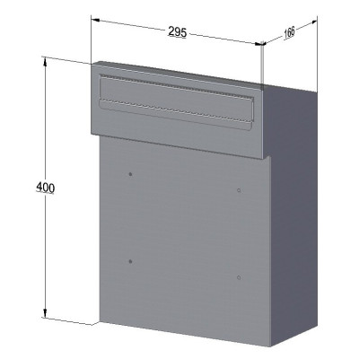 W3 - 1 crna poštanska sandučić