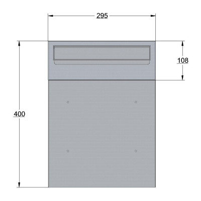 W3 - 1 crna poštanska sandučić