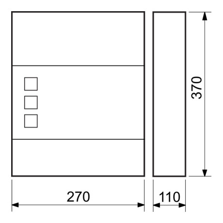 BK.525.G.AM poštanski sandučić antracit