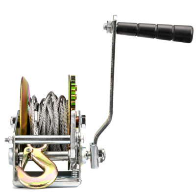 WK540 ručni vitlo s čeličnom sajlom na ručku 545 kg