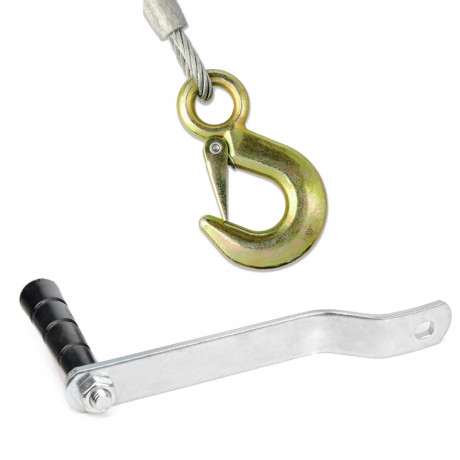 WK540 ručni vitlo s čeličnom sajlom na ručku 545 kg