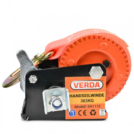 D1115 remenski ručni vitla s kukom 360 kg