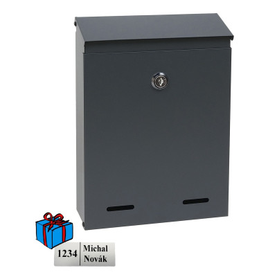 BK.516.AM poštanski sandučić antracit