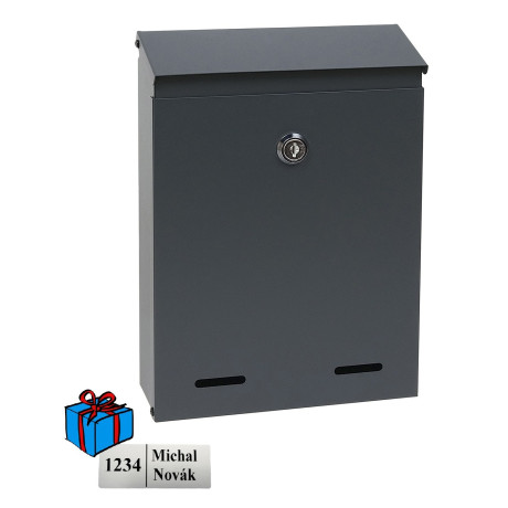 BK.516.AM poštanski sandučić antracit