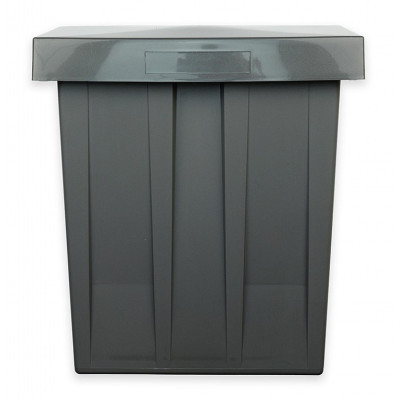 Plastični poštanski sandučić sivi