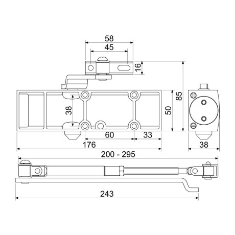 RZ.903.CE vratni zatvarač Richter Češka