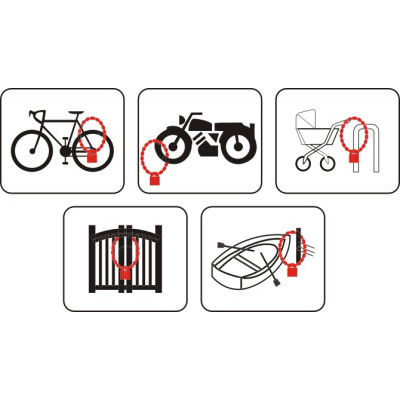 Bezpečnostná reťaz Ø 10mm x 1000mm